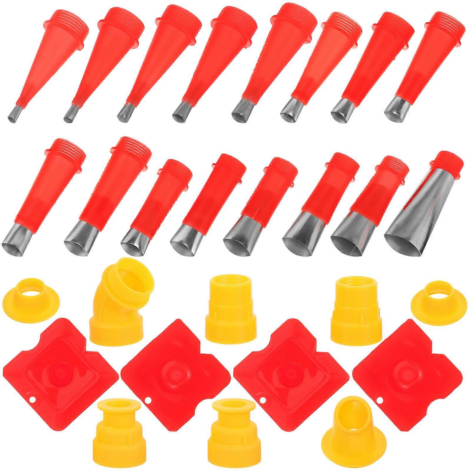 Stainless Steel Caulking Nozzle Applicators Caulking Tools Window And Door Sealing Homeowners 28Pcs