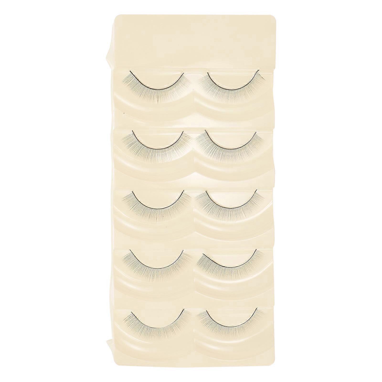 5 Pairs Lash Practice Strips for Eyelash Extensions   Realistic Training Tools for Beginners to Improve Lash Extension Skills with Reliable Quality