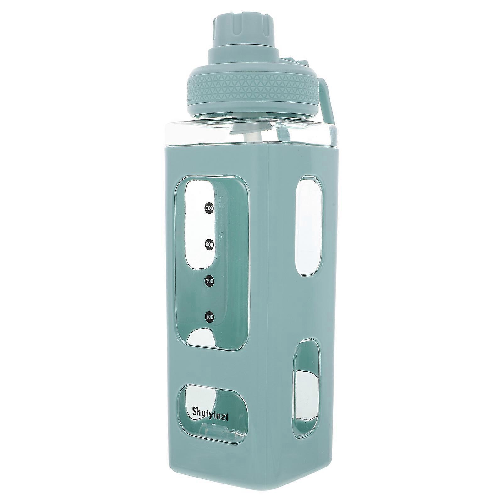 Çocuk İçme Şişesi Kare Şekli Su Şişesi Kız Tarzı 700ml 1 Paket