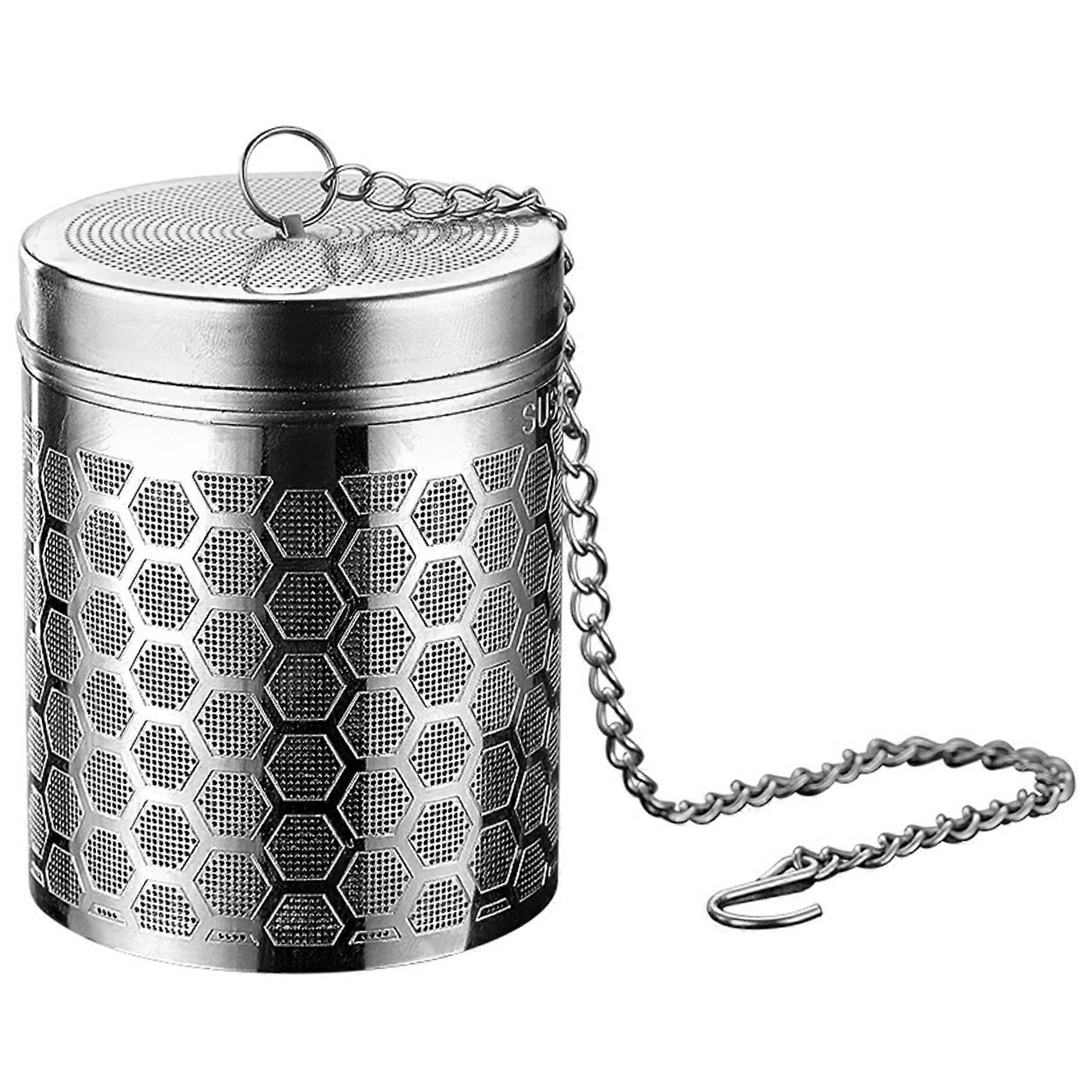 TeeEi finemesh sieve for loose tea with chain hook cooking spice filter