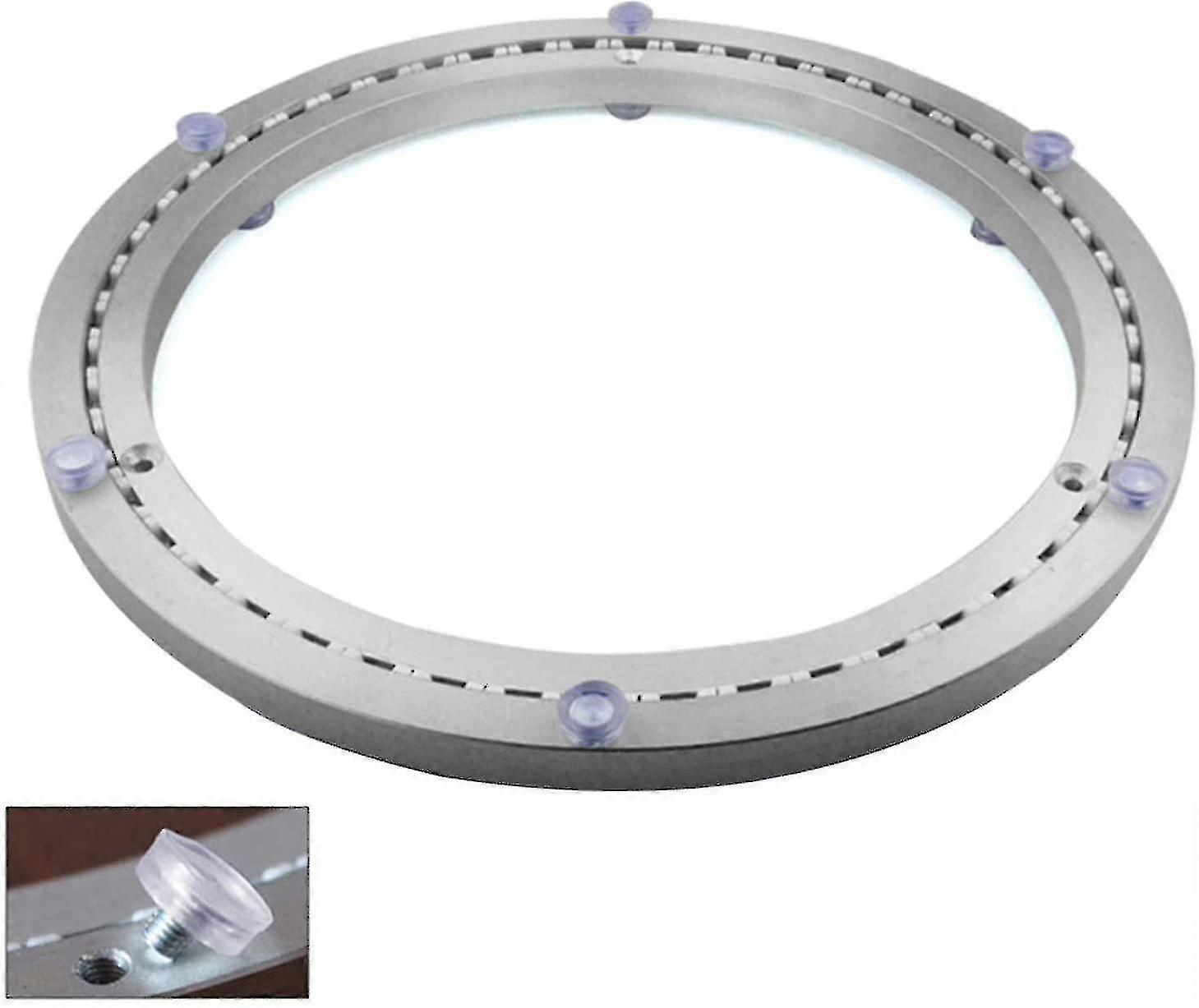 Heavy Duty Turntable Bearing with 360° Swivel Base, Single Row Ball Bearings for Rotation Mechanism