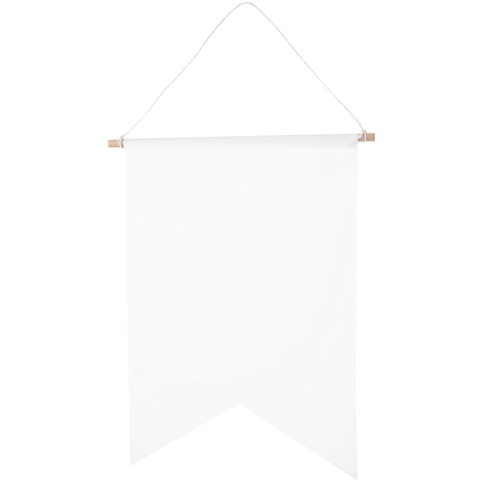 Yard Flags Diy Decoration Swallowtail Shape Blank Design For Home Camping 45X30CM 1Set