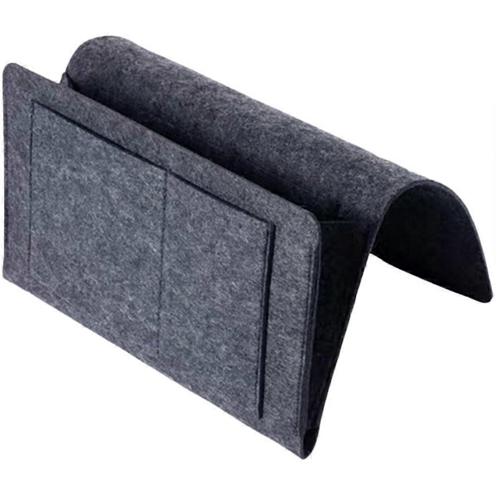 Multifunctional Felt Hanging Storage Organizer with Multiple Pockets for Bedside, Sofa – Large Capacity Side Bed Pocket for Remote, Phone, Tablet,