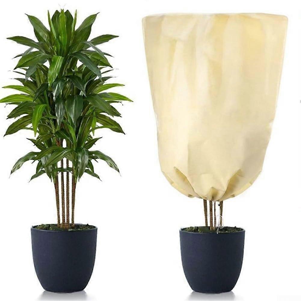 Multipurpose plant cover with drawstring, designed for frost protection of various plants and shrubs (60 x 80 cm)