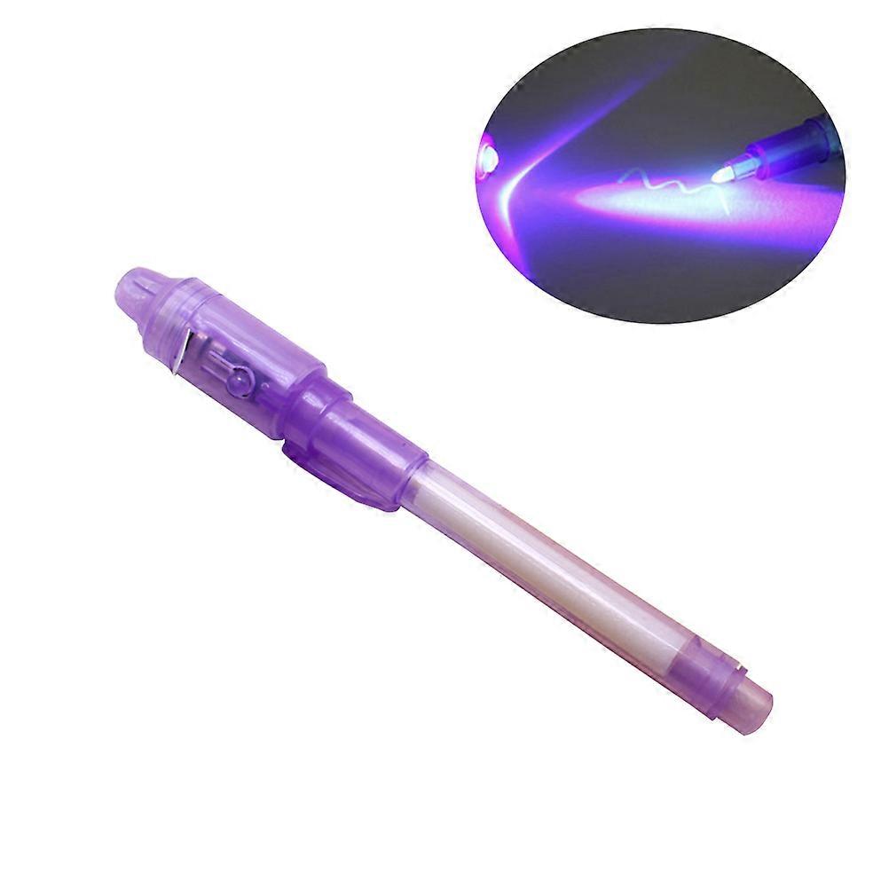 Writing Pens For Kids Invisible Ink Pen for Kids Game Companies Purple Color Currency Checking Feature Cylindrical Shape 2Pack