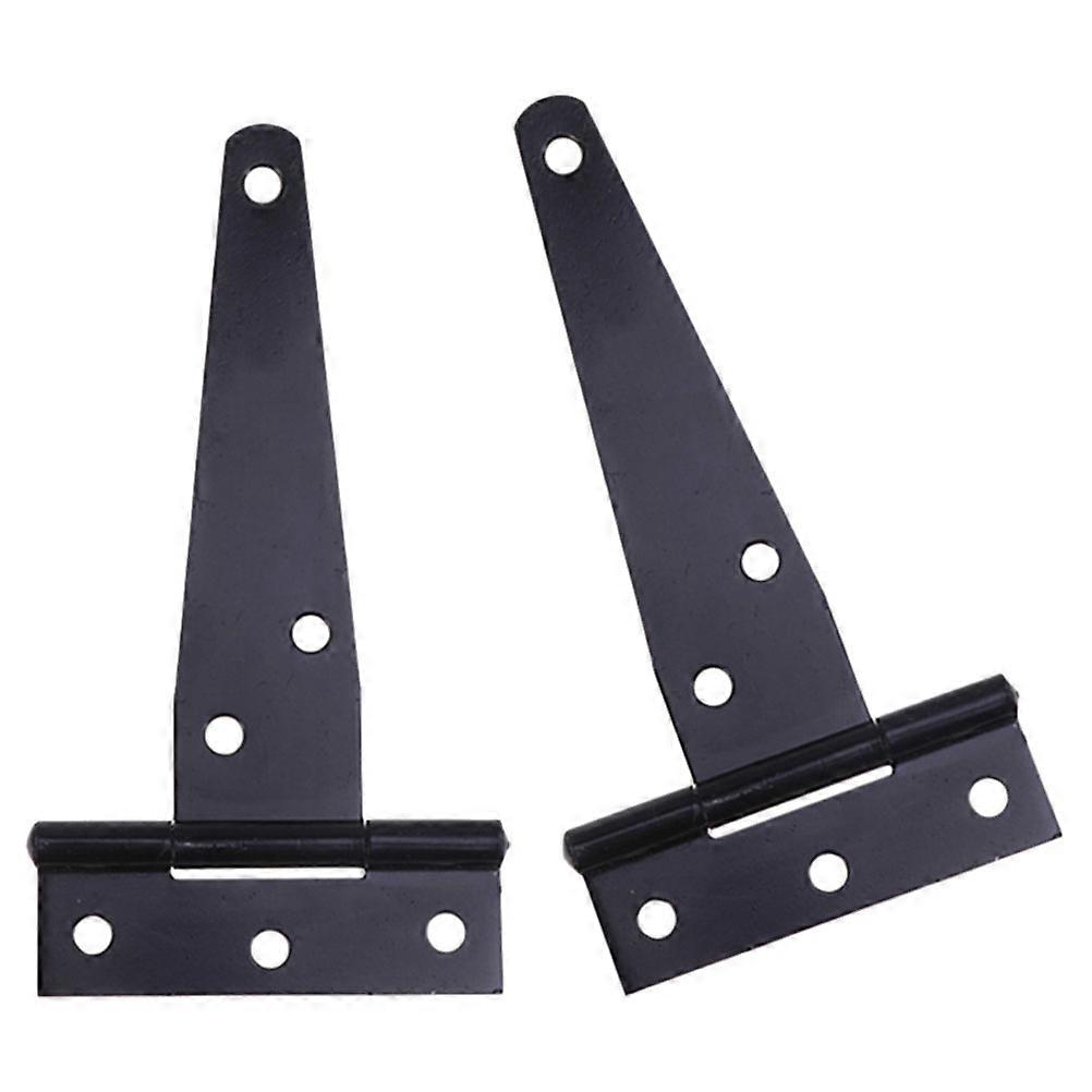 Heavy Duty Gate Tee Hinge T-Strap Shape Flexible Opening and Closing for Garden 8.3X2.8X1.0in 2Pcs