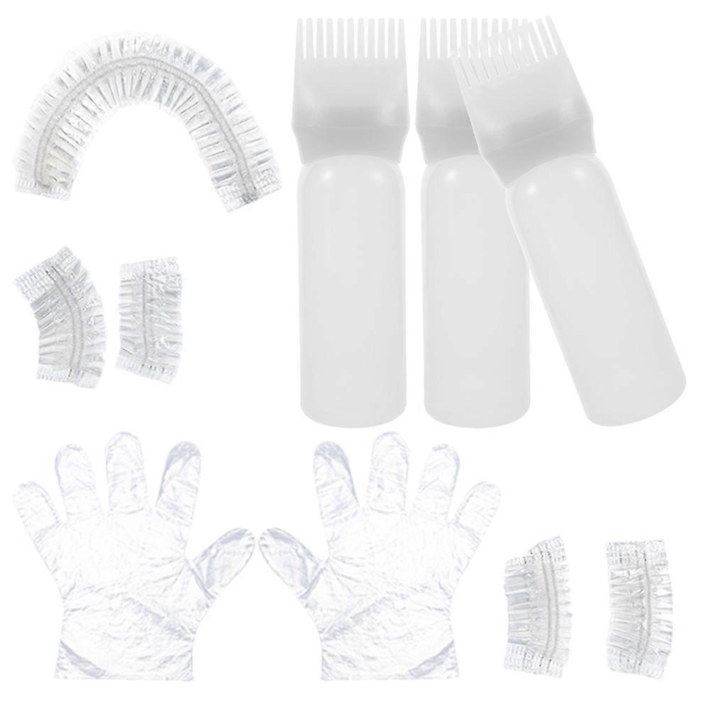 Hair Dye Kit with Applicator, Gloves, Shower Cap & Ear Covers – Complete DIY Hair Coloring Tools for Home & Professional Use – Safe & Durable