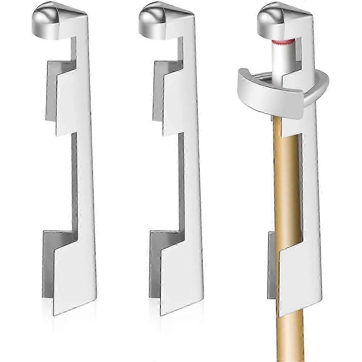Billiard Cue Clamp 3 Pcs Pool Cue Tip Clamp Alloy Cue Stick Tip Repair Kit for Billiard Table Cue Ti Edition 0702