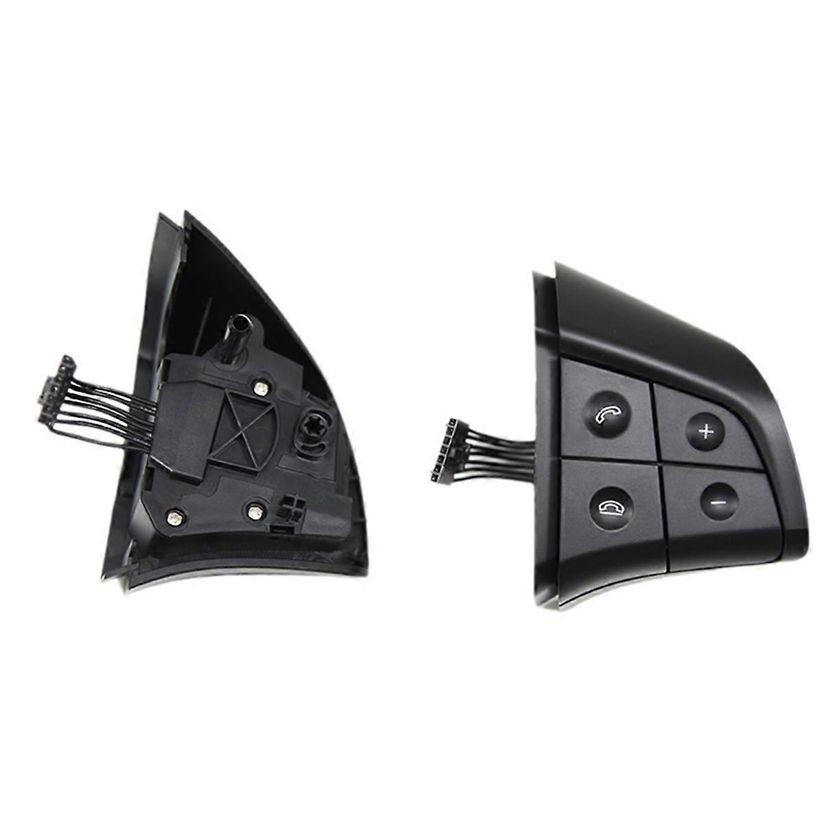 Car Steering Wheel Button Switch Assembly Multifunction Button for ML B R Class W164 W245 W251 Black