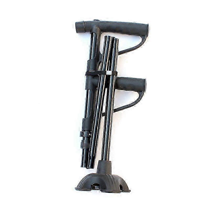 Lightweight folding cane with double handle, suitable for seniors
