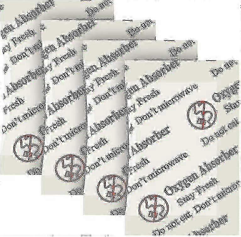 200cc(100-pack) Food Grade Oxygen Absorbers Packets For Food Storage,oxygen Absorbers Storage Packets With Oxygen Indicator In Vacuum Bag And 3 Times