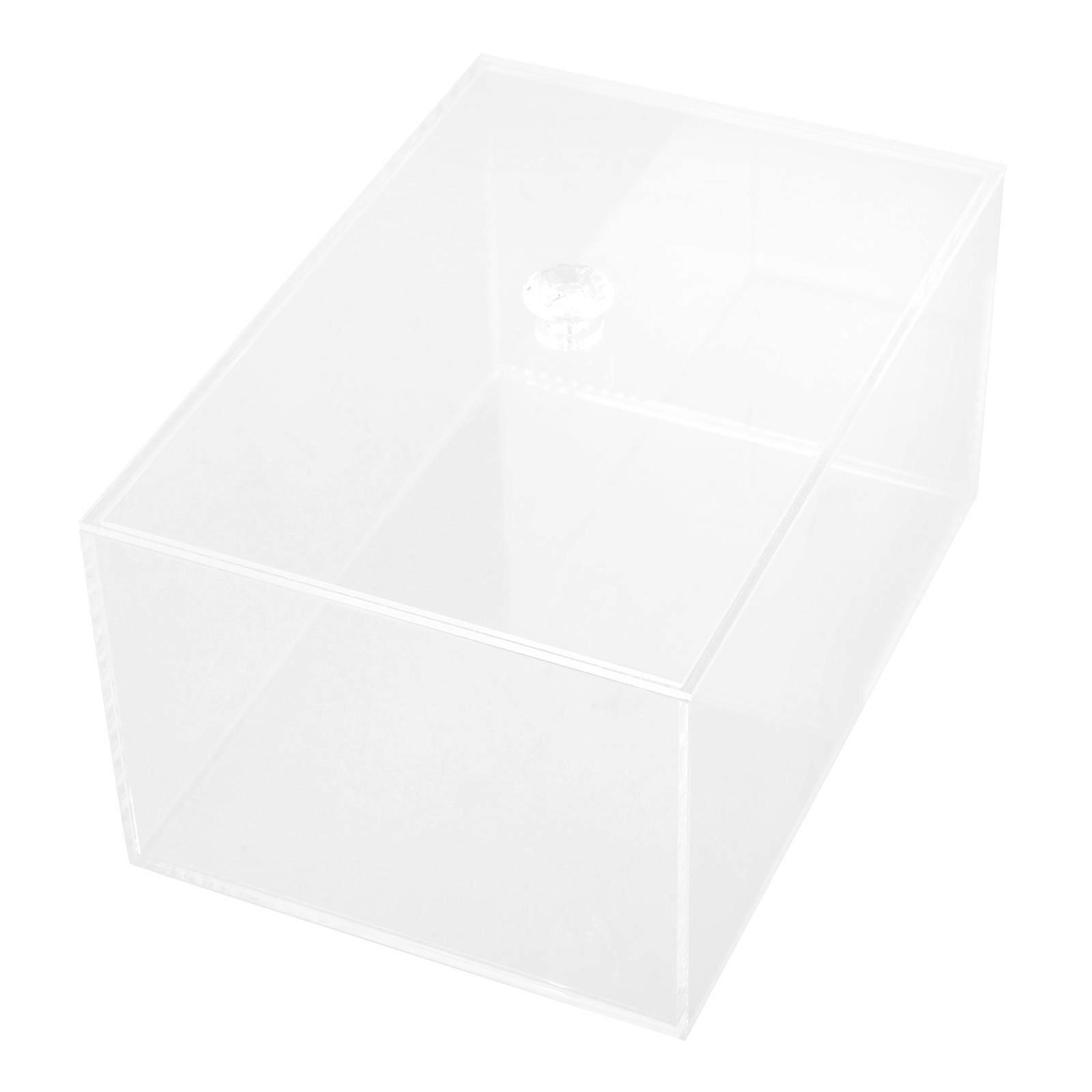 Dryer Sheets Organizer Square Acrylic Tissue Box Elegant and Simple For Kitchen 1Pcs