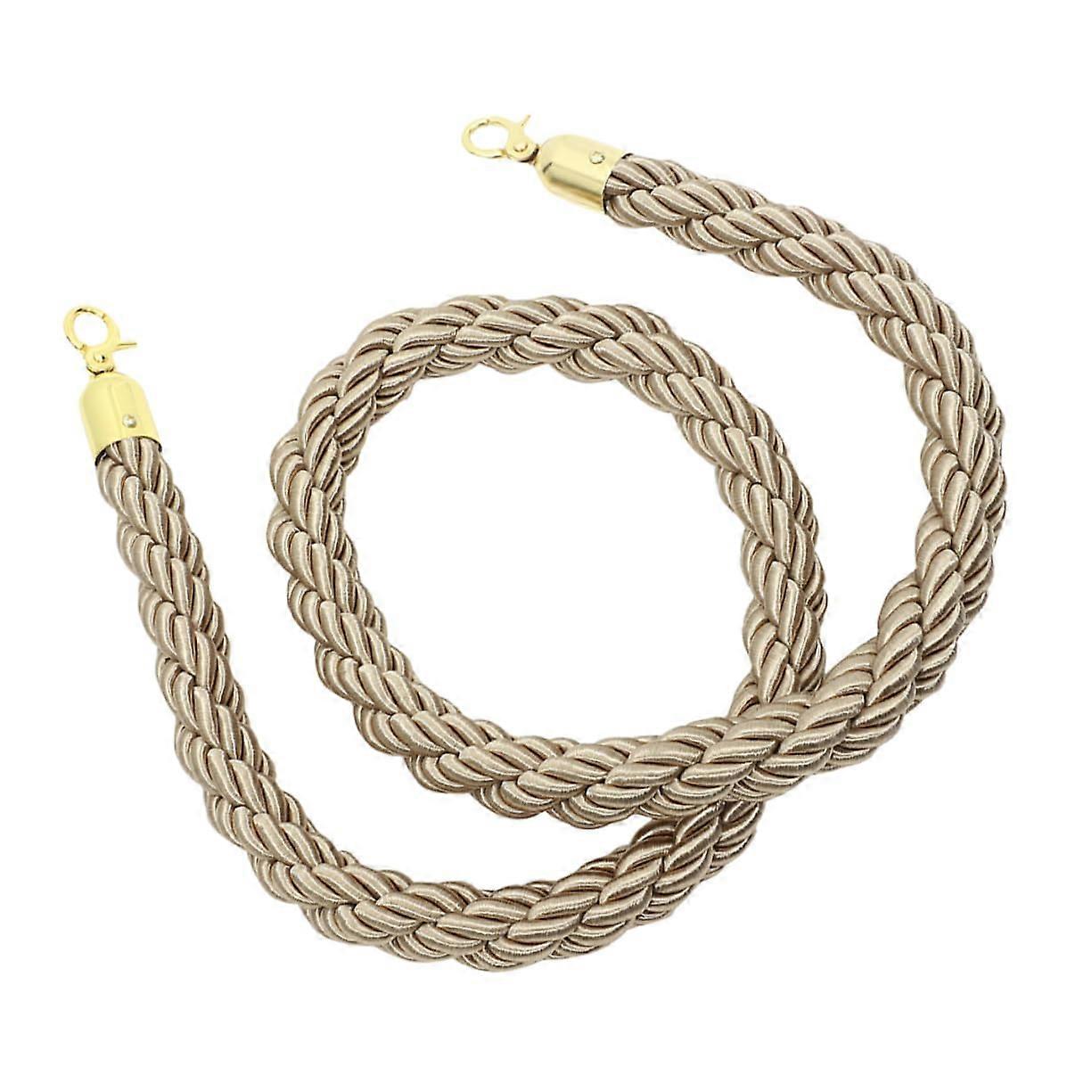 Robust Rope Barrier With Braided Jute Fabric For Queue Management, Events, Cinemas, And Celebrations