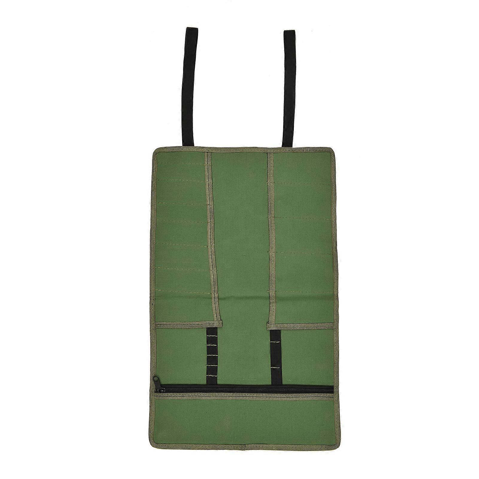 PENGGONG Storage Foldable Portable Roll up Tool Bag Multiple Pockets Electrician Woodworking Toolbag Organizer
