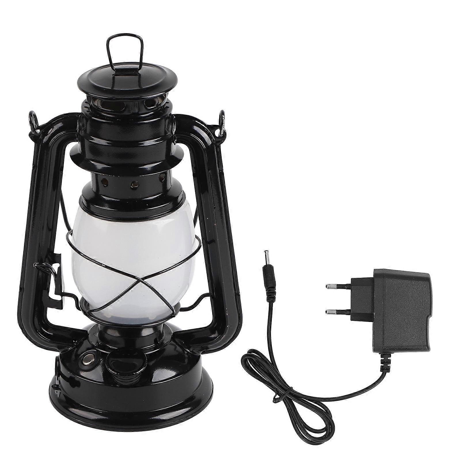 LED Lantern Camping Light Rechargeable Lamp Retro Style Portable Warm White Light