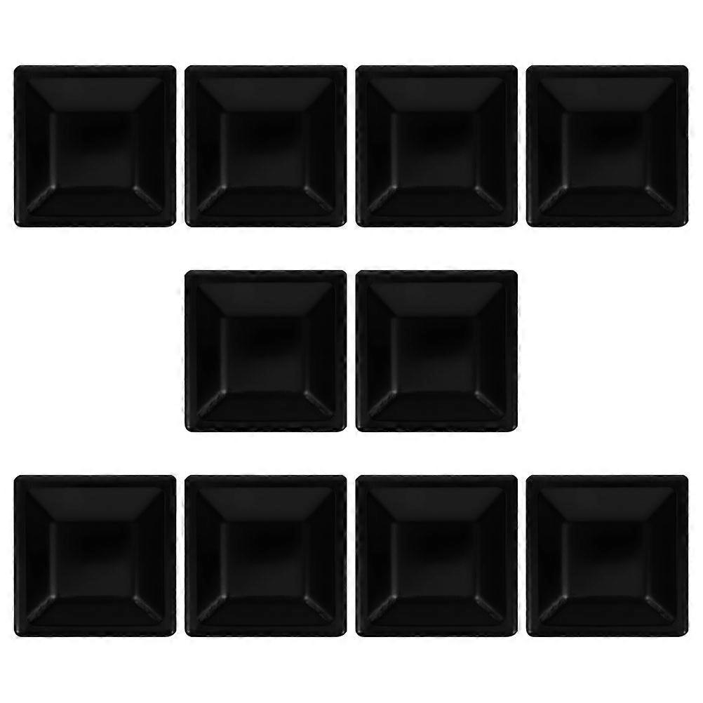 Fence Post Cover Square Post Cap For Outdoor Use 4x4 Inches Black Protect From Rust 1Set