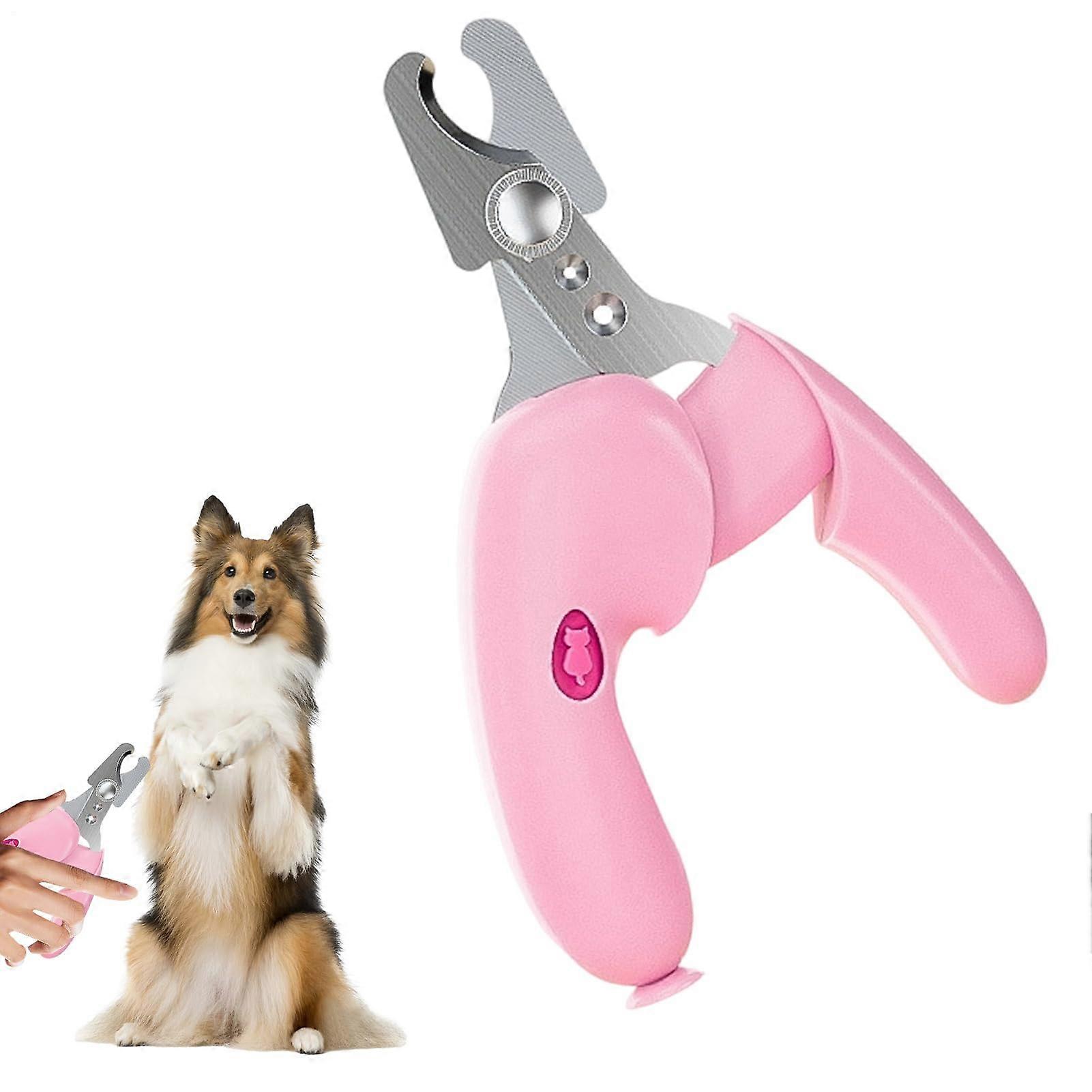 Cat Claw Scissors - Ergonomic Claw Trimmer For Puppies and Adults, Paw Care Scissors in Pink, Precision Tool