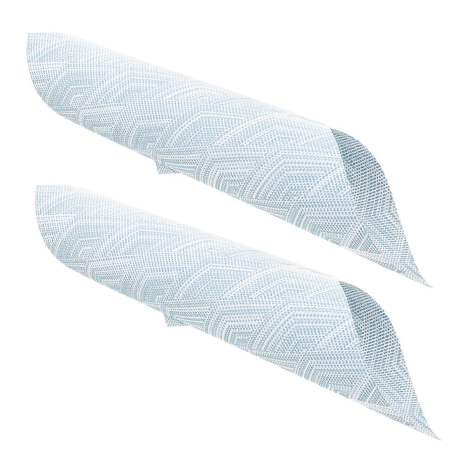 PVC Placemat Non-Slip Table Mat for Heat Insulation 2Pcs Set
