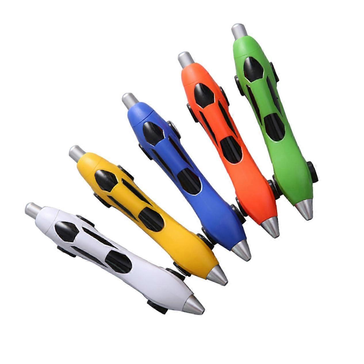 Kawaii Car Ballpoint Pen Set of 5 Stationery for Creative Notes and for Office and School