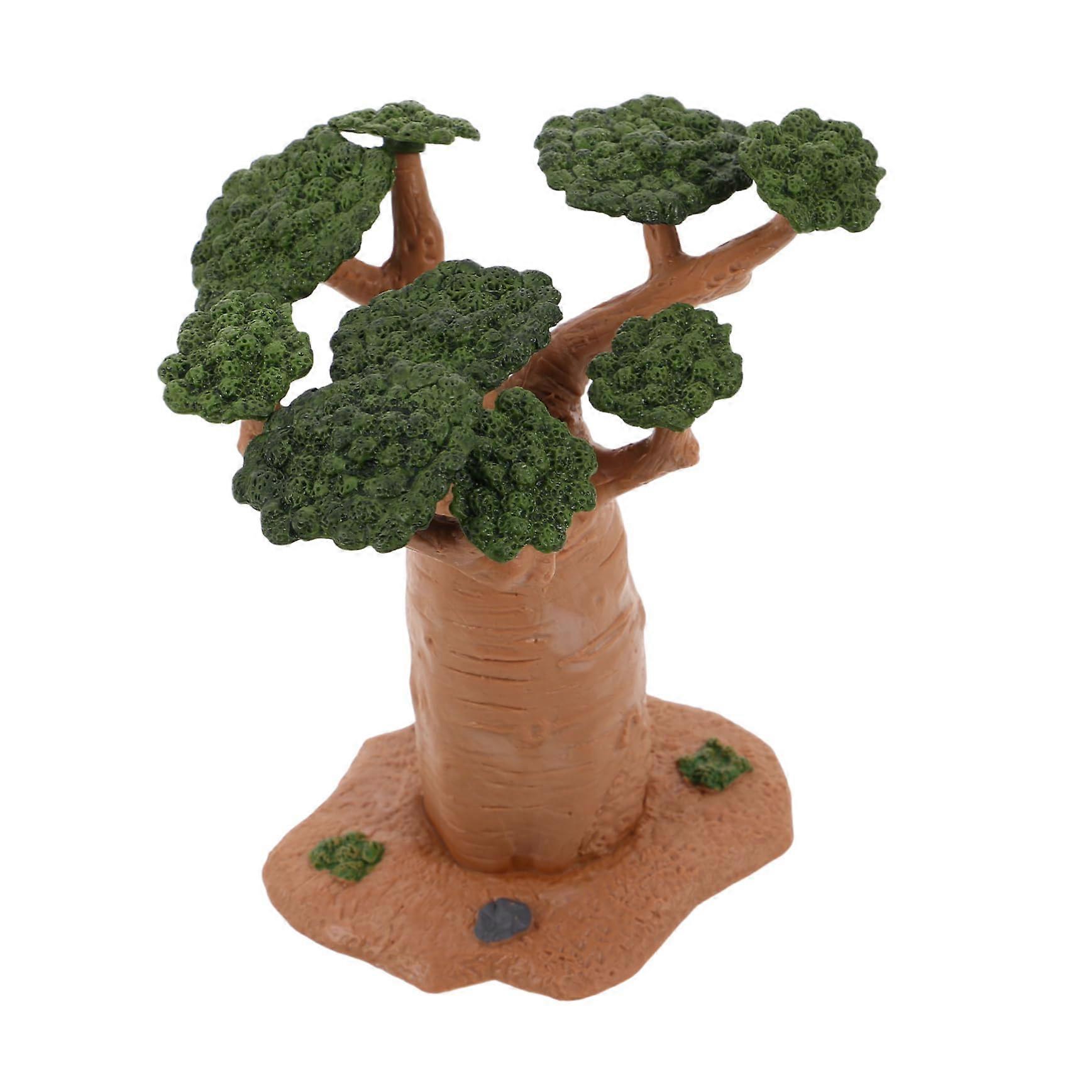 Breadfruit tree model, landscape architecture, baobab tree, DIY sand table model, miniature trees