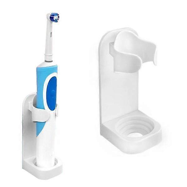 2-pack - Toothbrush Holder Wall for Electric Toothbrushes White