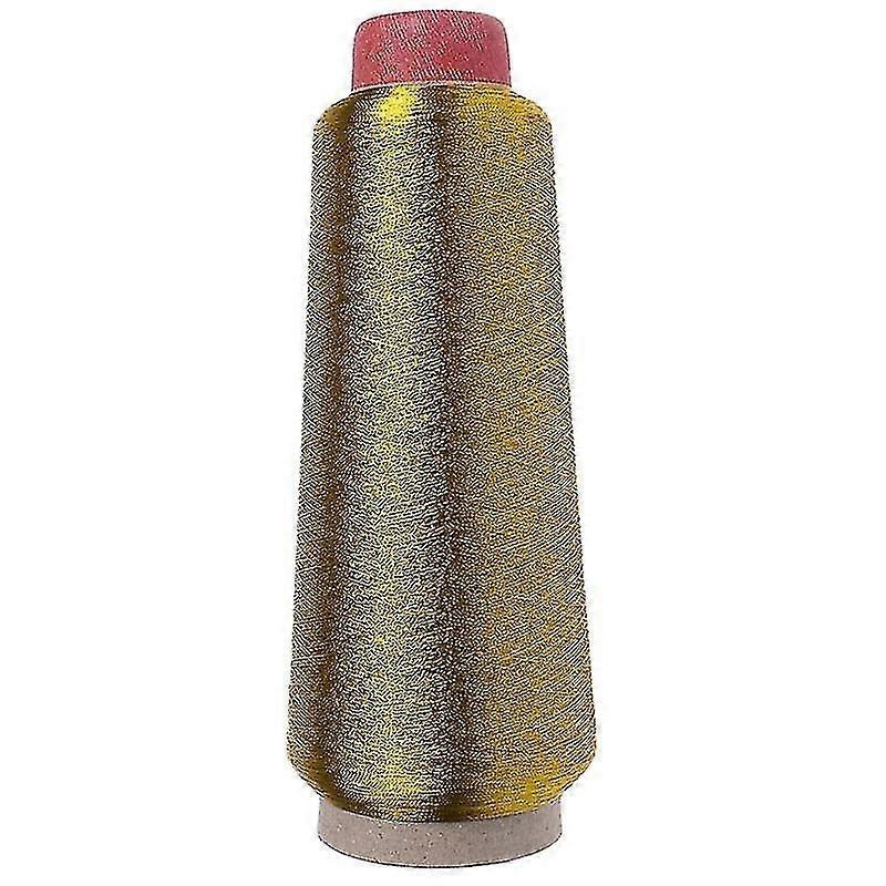 1pc Sewing Machine Cone Threads Polyester Overlocking All Purpose Golden Silver