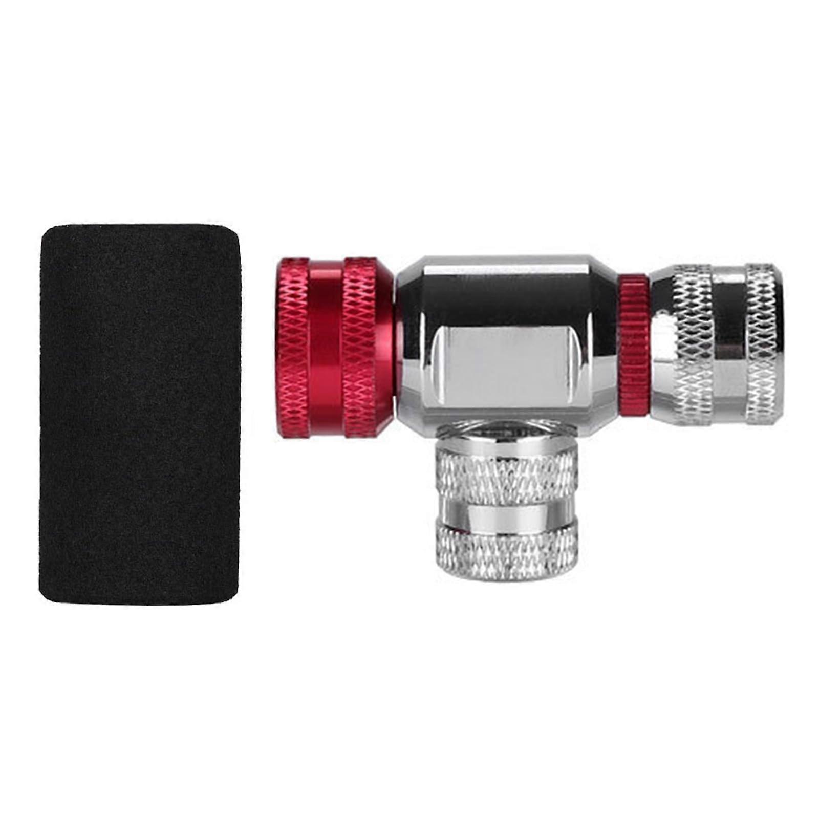 Portable CO2 Inflator Head Road Bike Tyre Inflator CO2 Tyre Inflator Air Pumps with Insulated Case Easy to Use Ref: 4060