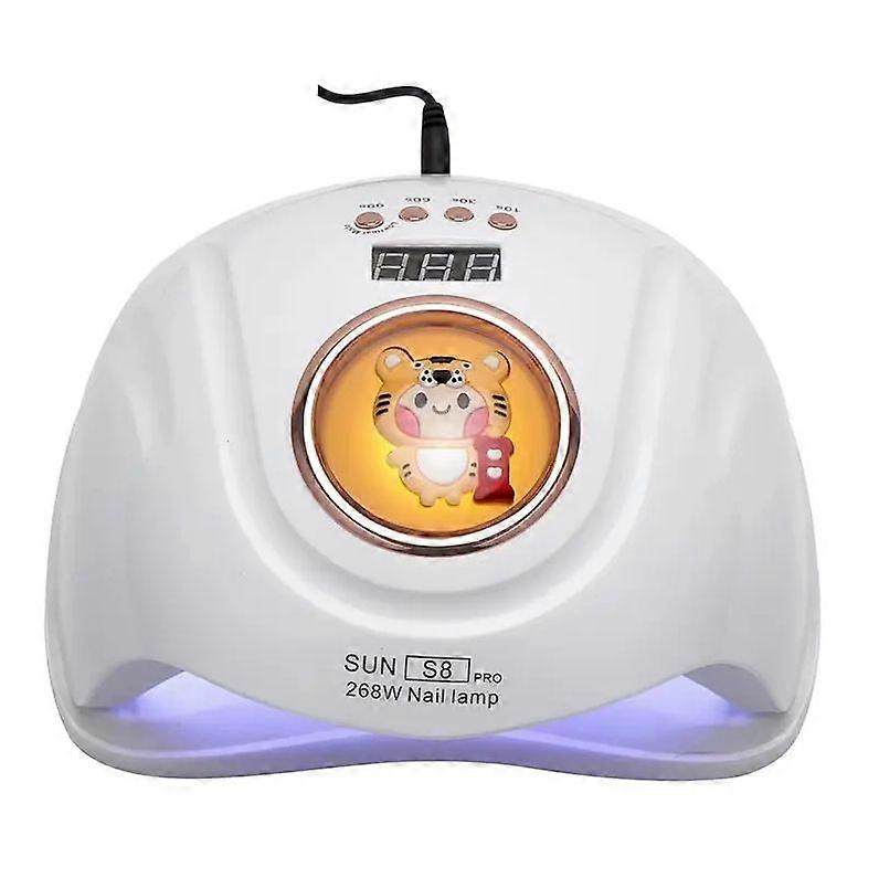 2-in-1 LED/UV Lamp S8 PRO Nail Art Lamp 268W Four Speed Timing Infrared Smart Sensor Light