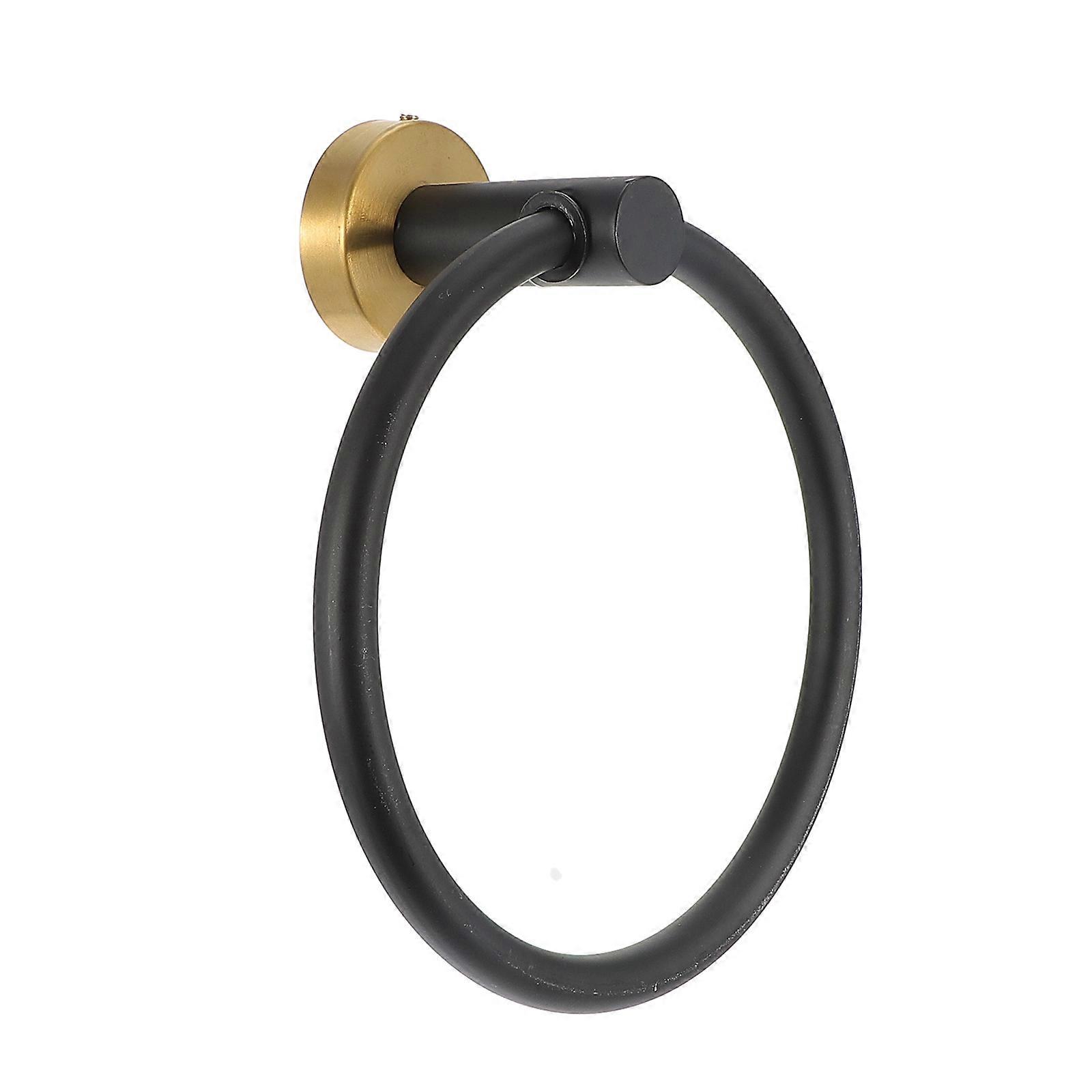 Here's a polished product description based on your input:
**Wall Mounted Towel Ring – Stainless Steel Towel Holder for Bathroom**
Enhance the