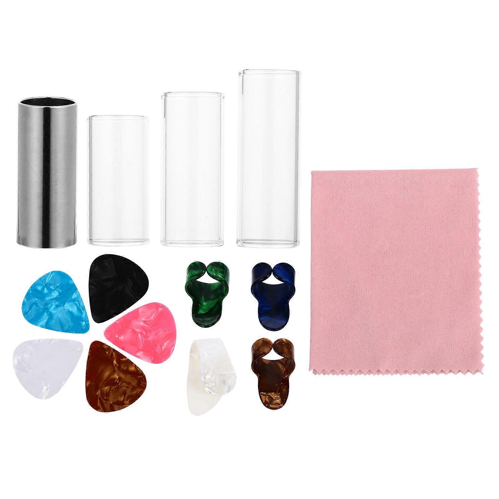 Guitar Tools Guitar Accessories Glass Guitar Slides For Guitarists Stainless Steel Material 1Set