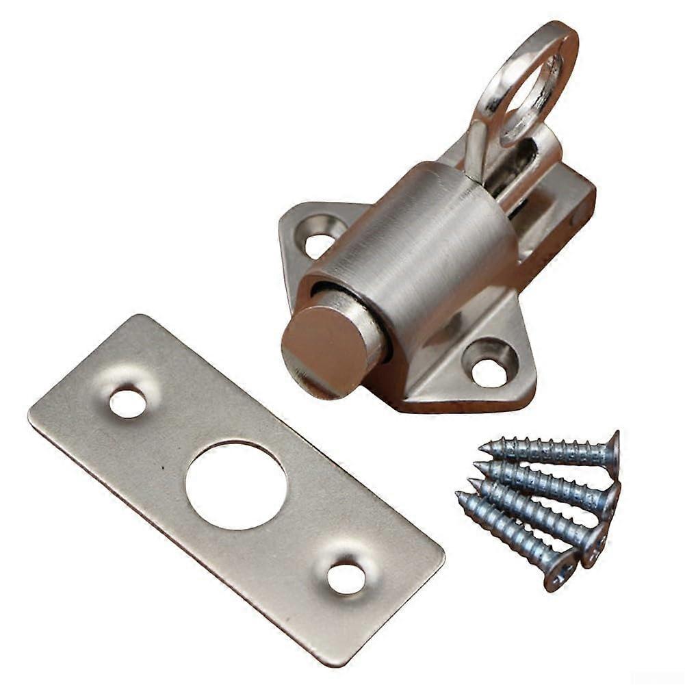 Automatic door and window latch made of zinc alloy, springloaded bolt for enhanced security and easy setup (tongue up).