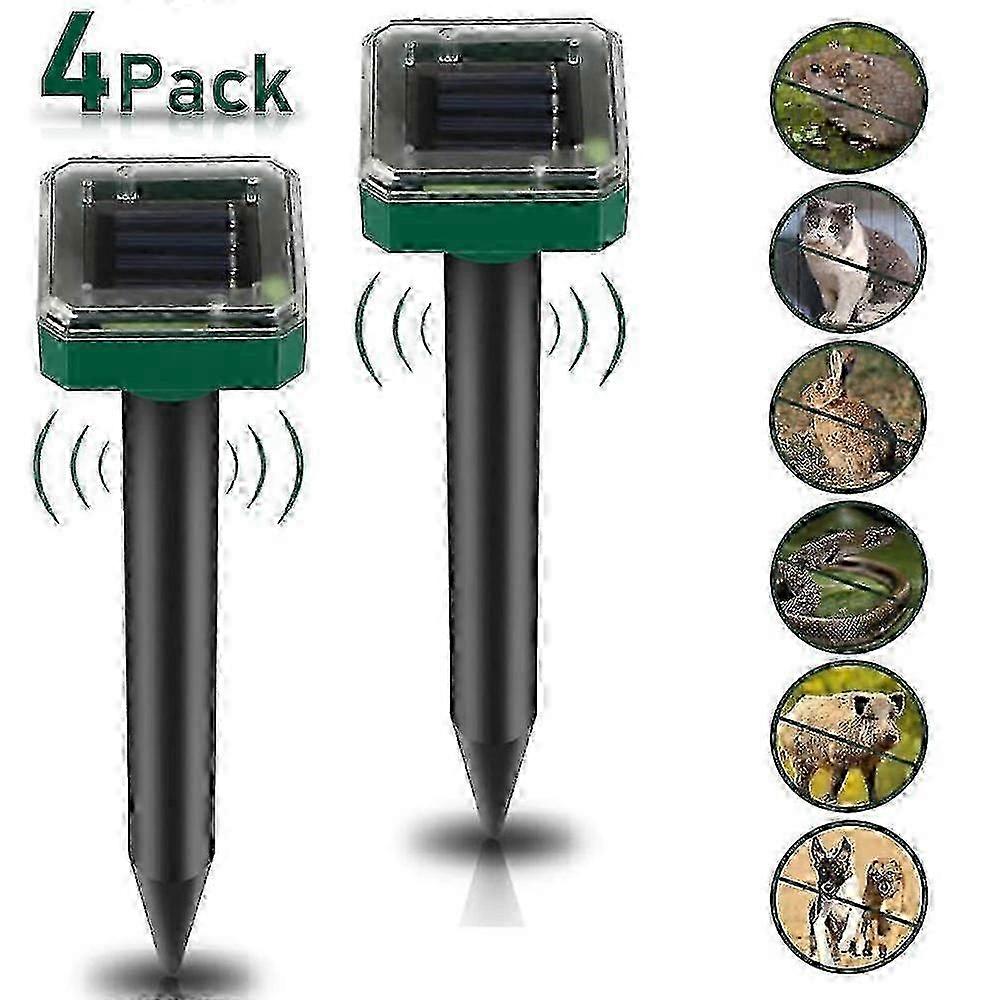 Solar Ultrasonic Snake Mouse Repellers Pest Rodent Repeller Reject hwy