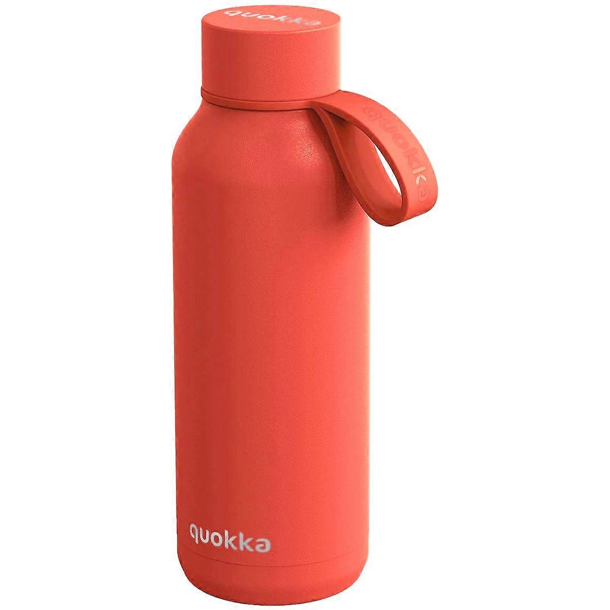510ml Insulated Bottle Solid Collection with Strap, Orange