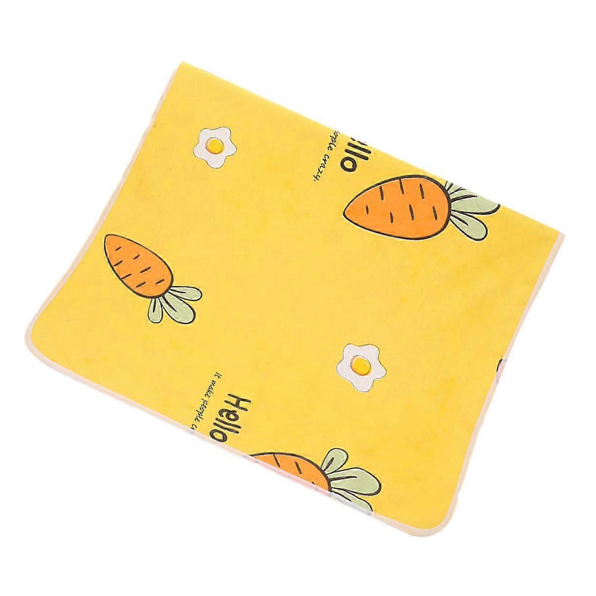 1 piece urine pad, sleeping mat, baby change pad, urinal pad for babies, changing mat for babies, infant mat, accessory, ecological cotton, yellow