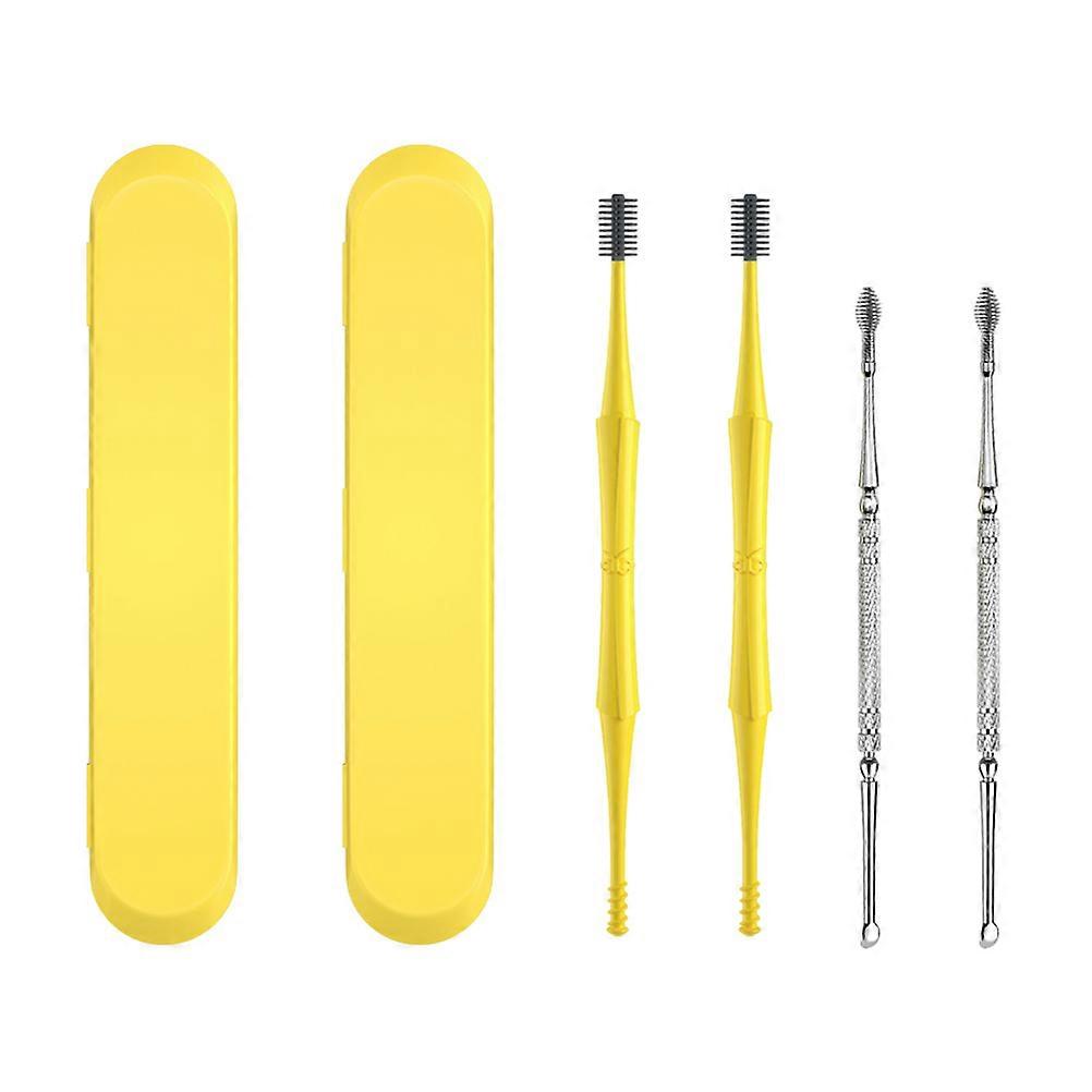 Earwax Removal Tools 4Pcs Ear Cleaning Kit For Family Use Ergonomic Design With Spiral Shape And 12X0.5Cm Size
