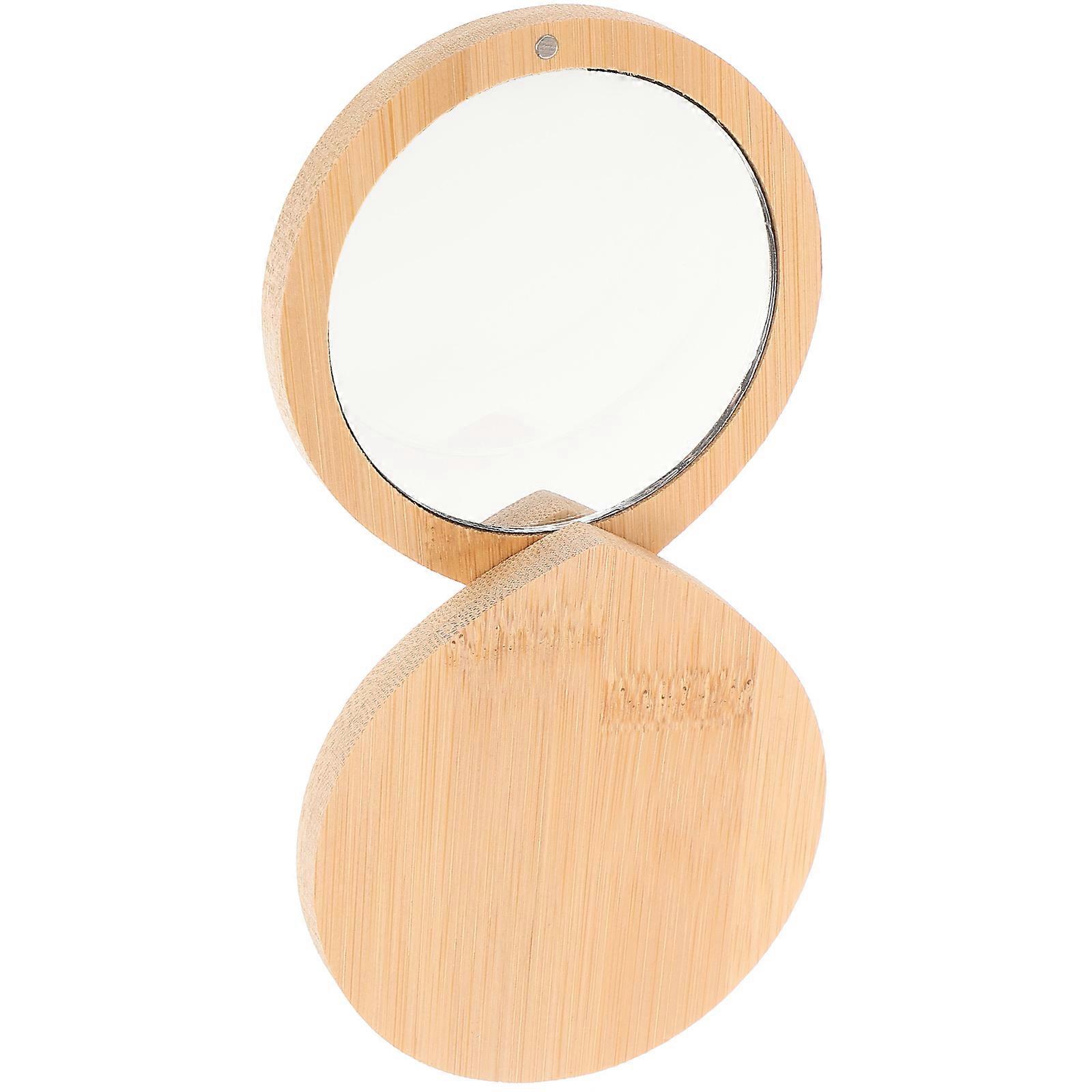Travel Size Mirror Simple Design Small Mirror Outdoor Travel 1Set