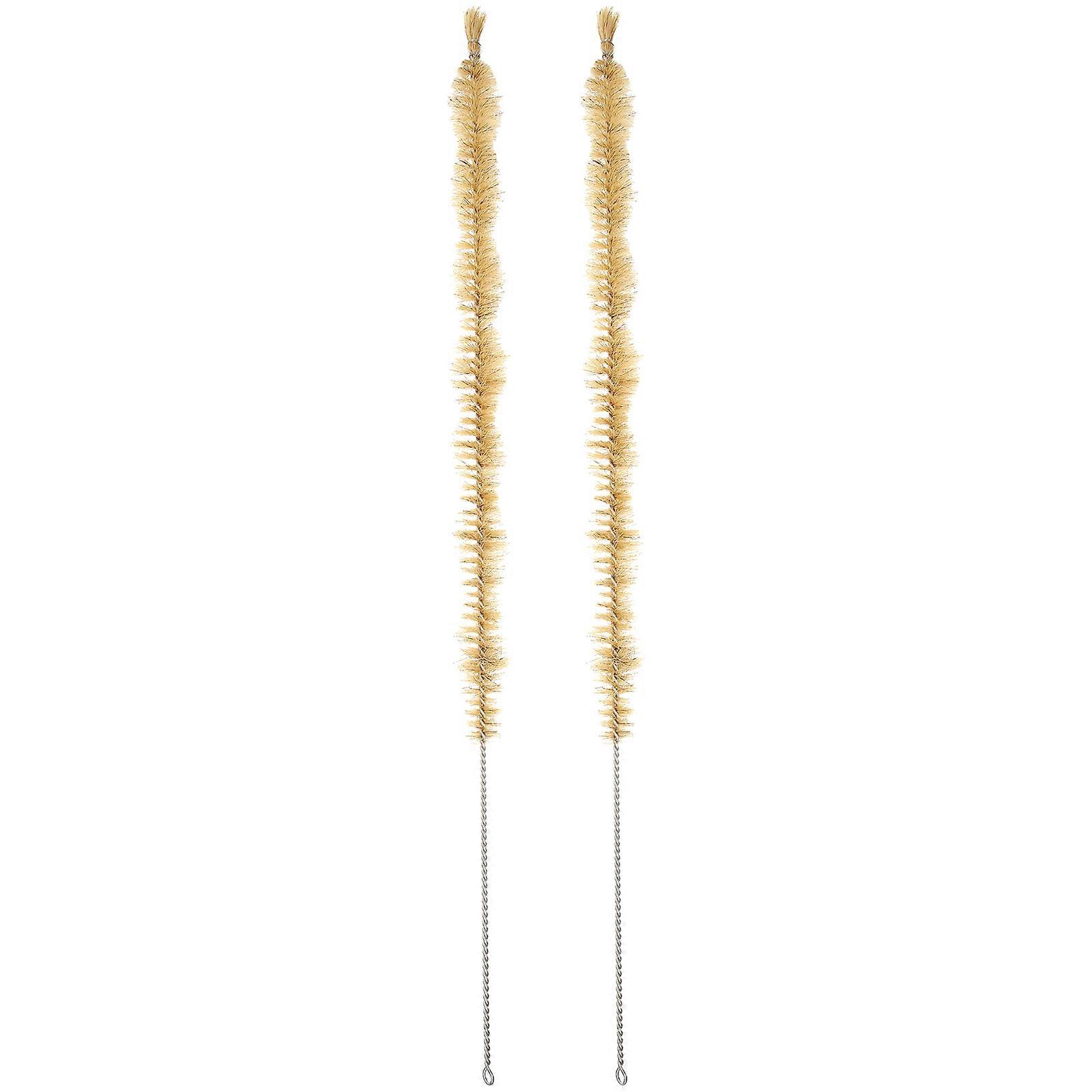 2pcs Extra Long Laboratory Tube Cleaning Brushes for Efficient Condenser Cleaning, Ergonomic Handle, Durable & Easy to Use