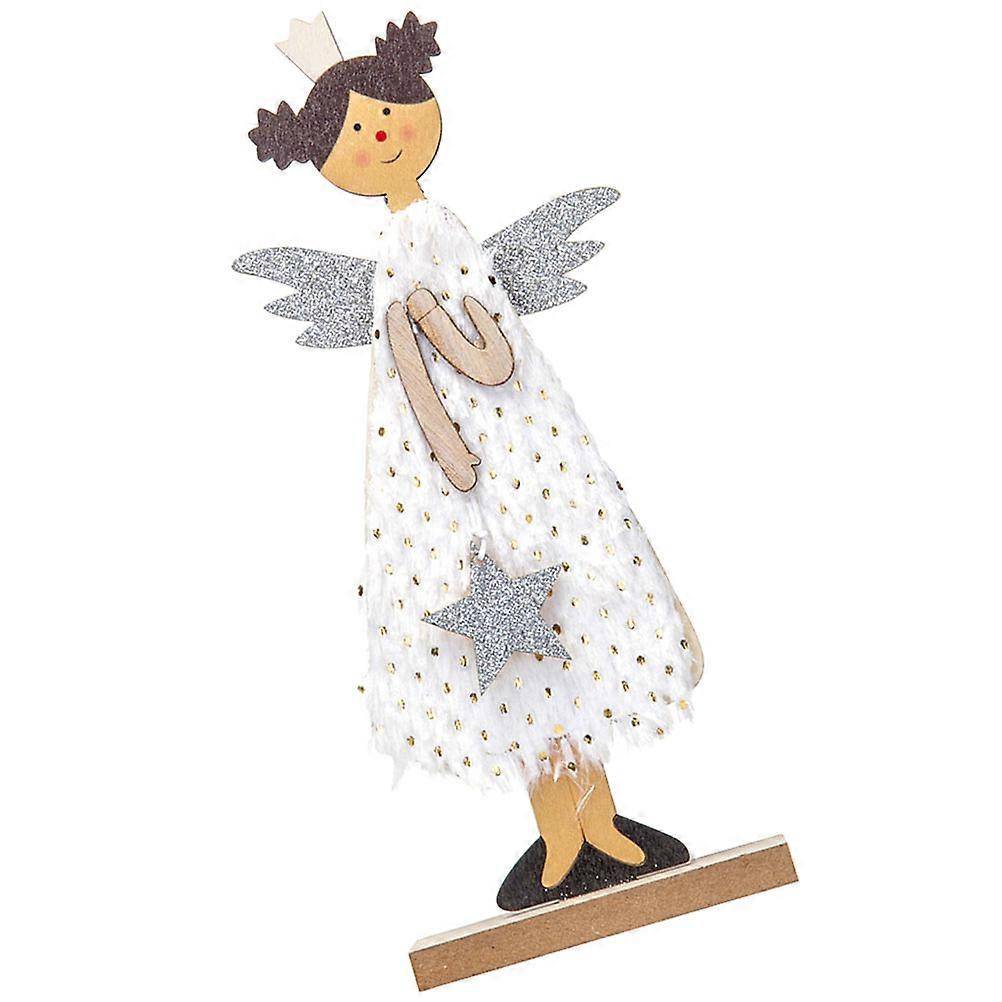 魅力的なクリスマスエンジェルサイン装飾テーブル装飾ディナーパーティー22X9Cm 1Pcs