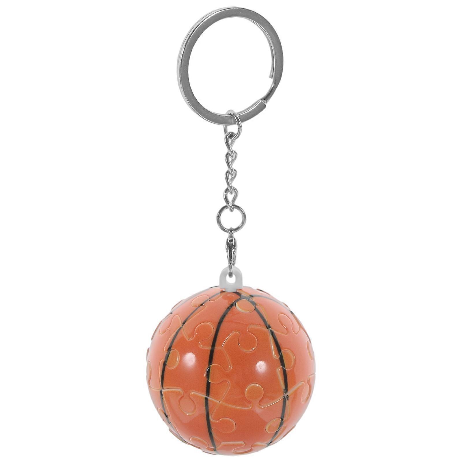 Sports Themed Keychain With Strong Three-Dimensional Sense For All Ages 5x4.5x4.5cm Plastic Decorative 1Pcs