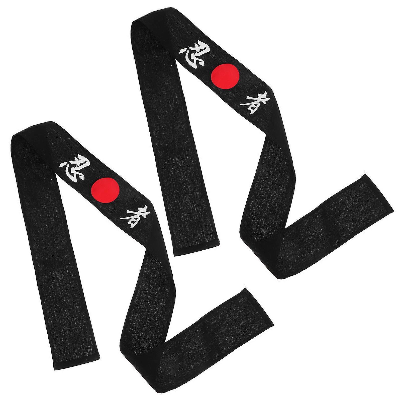 2pcs Hachimaki Japanese Headbands for Karate Training and Sushi Chefs – Durable, Lightweight Design with Cultural Symbolism for Parties and Martial