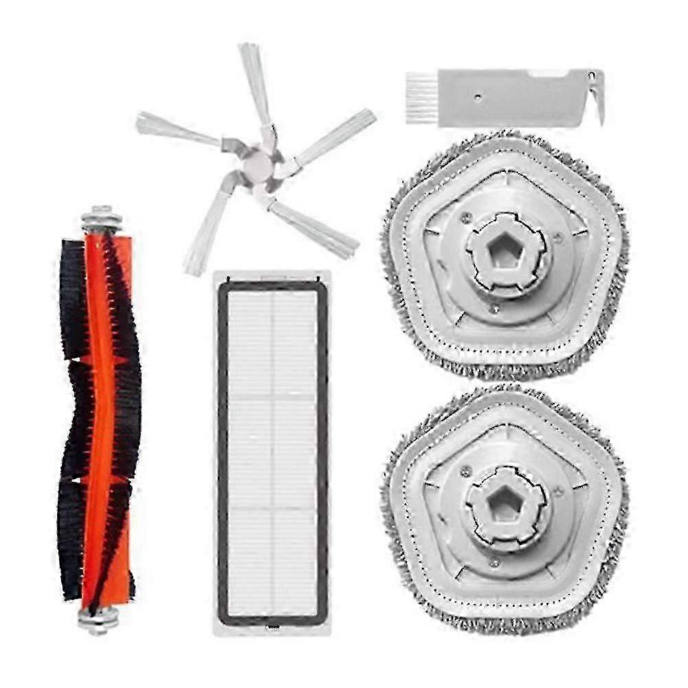Main Side Brush, HEPA Filter & Mop Pads Parts for Bot W10 & W10 Pro Self-Cleaning Robot Vacuum Mop - Essential Replacement Accessories