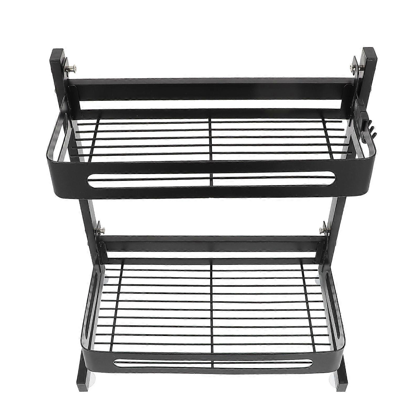 Kitchen Use Double-Layer Seasoning Racks Featuring Space-Saving Design And Construction 1Set