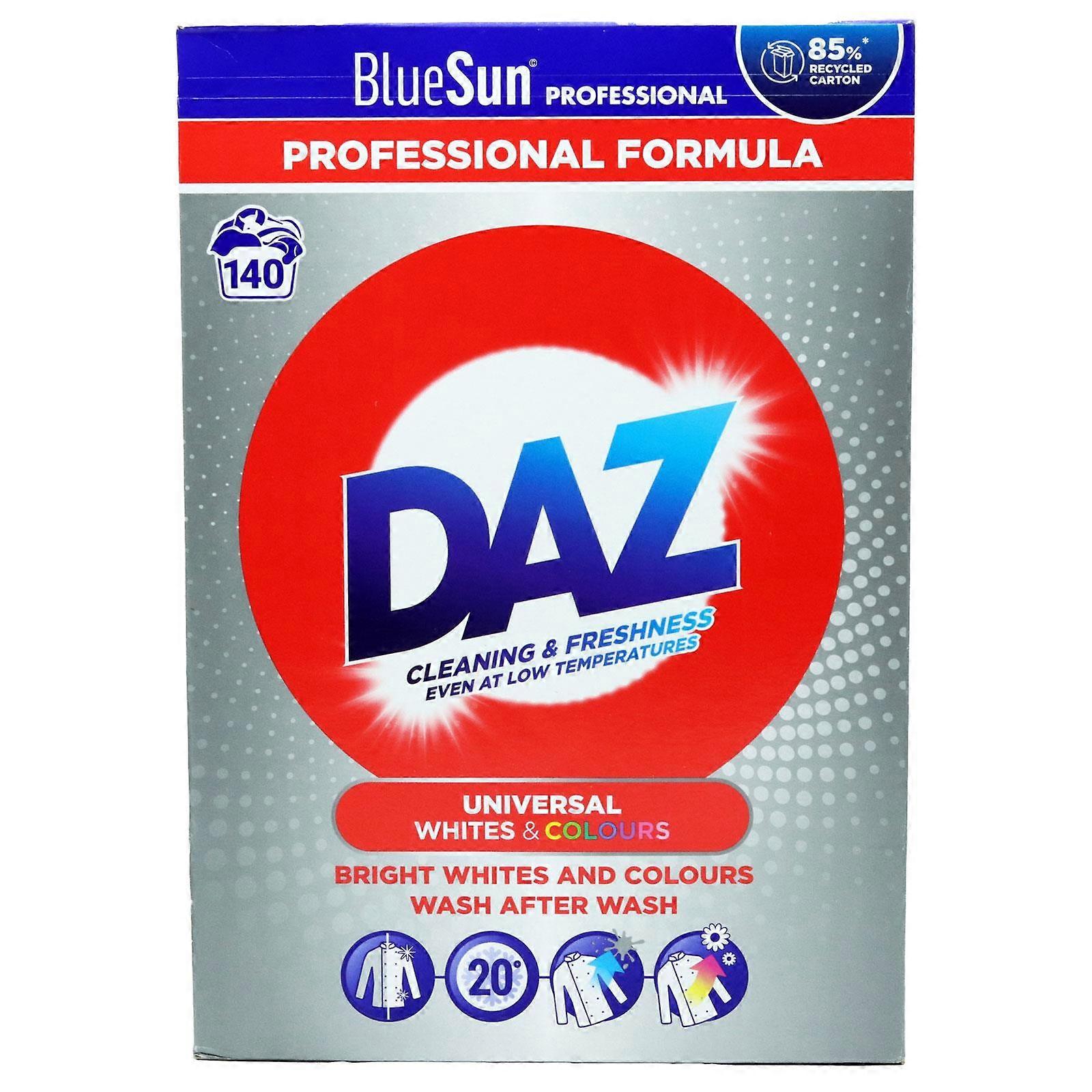 Daz Professional Laundry Powder Detergent Whites & Colours (140 Washes)