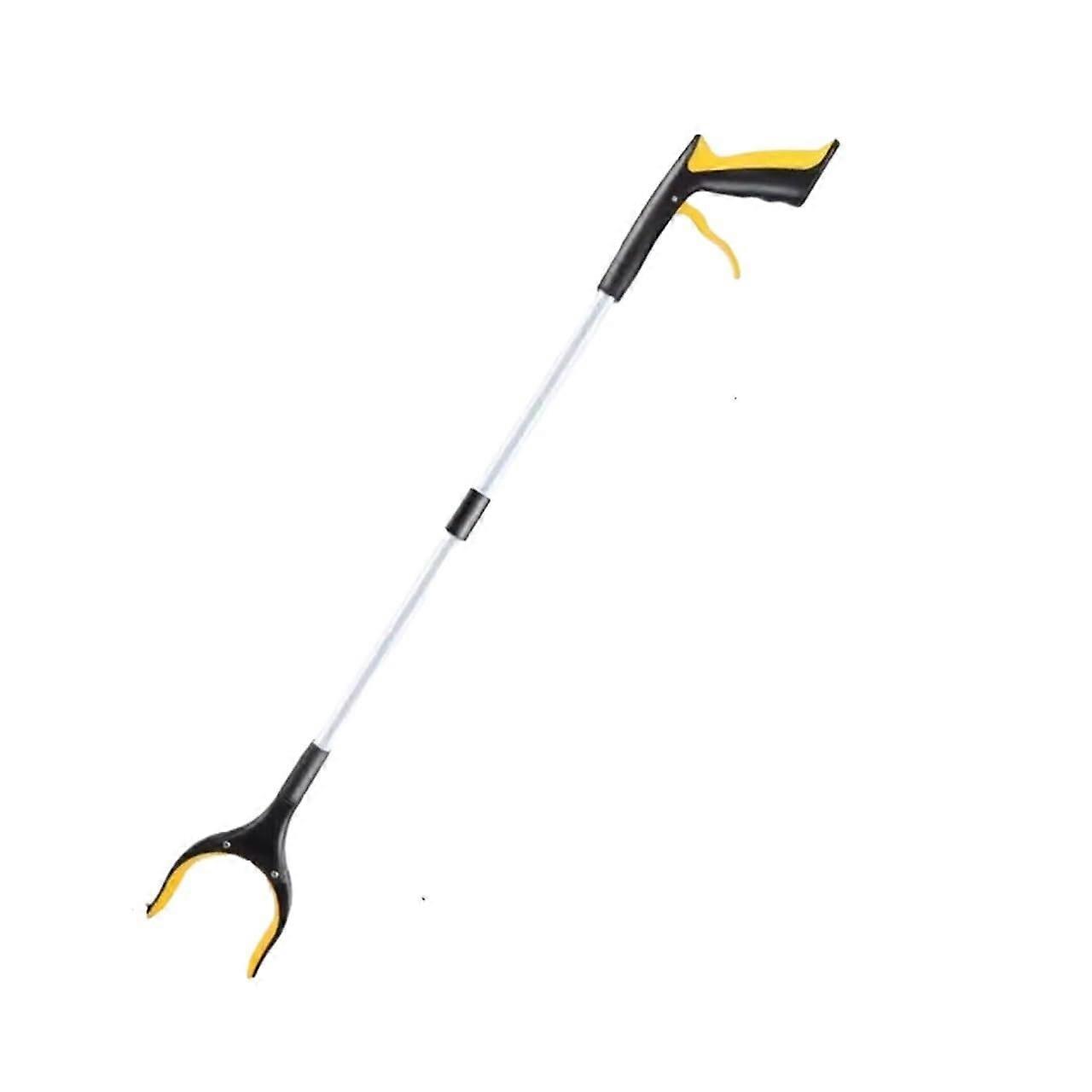 Picker Upper Gripper Grabber Reacher Tool Aluminium Alloy Picker Pliers (Yellow)