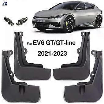 Set Paraspruzzi Auto Per Kia EV6 GT-Line GT Line CV EV 2021 2022 2023 Paraspruzzi Paraspruzzi Parafanghi Anteriore Posteriore Modellato-xj