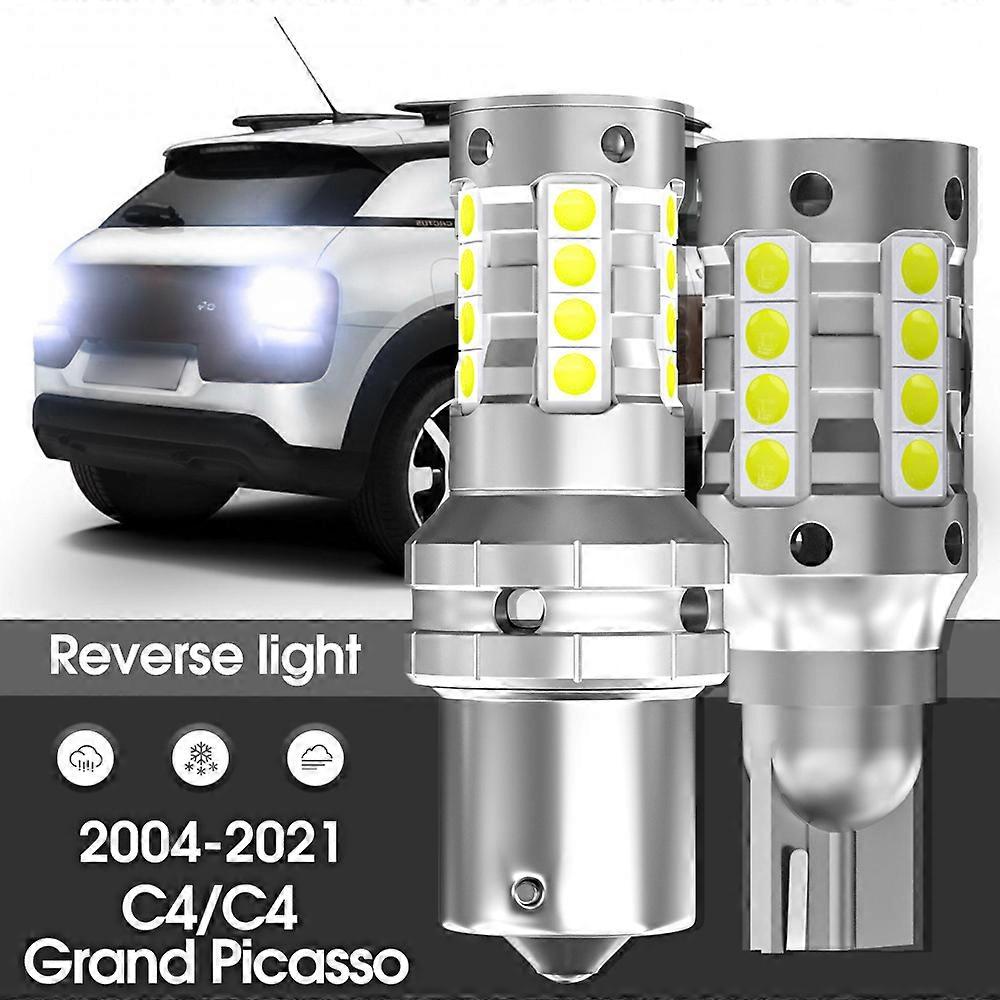 Canbus LEDリバースライトバックアップランプシトロエンC4エアクロスサボテングランドピカソ2007 2008 2010 2011 2012 2013用2個アクセサリー