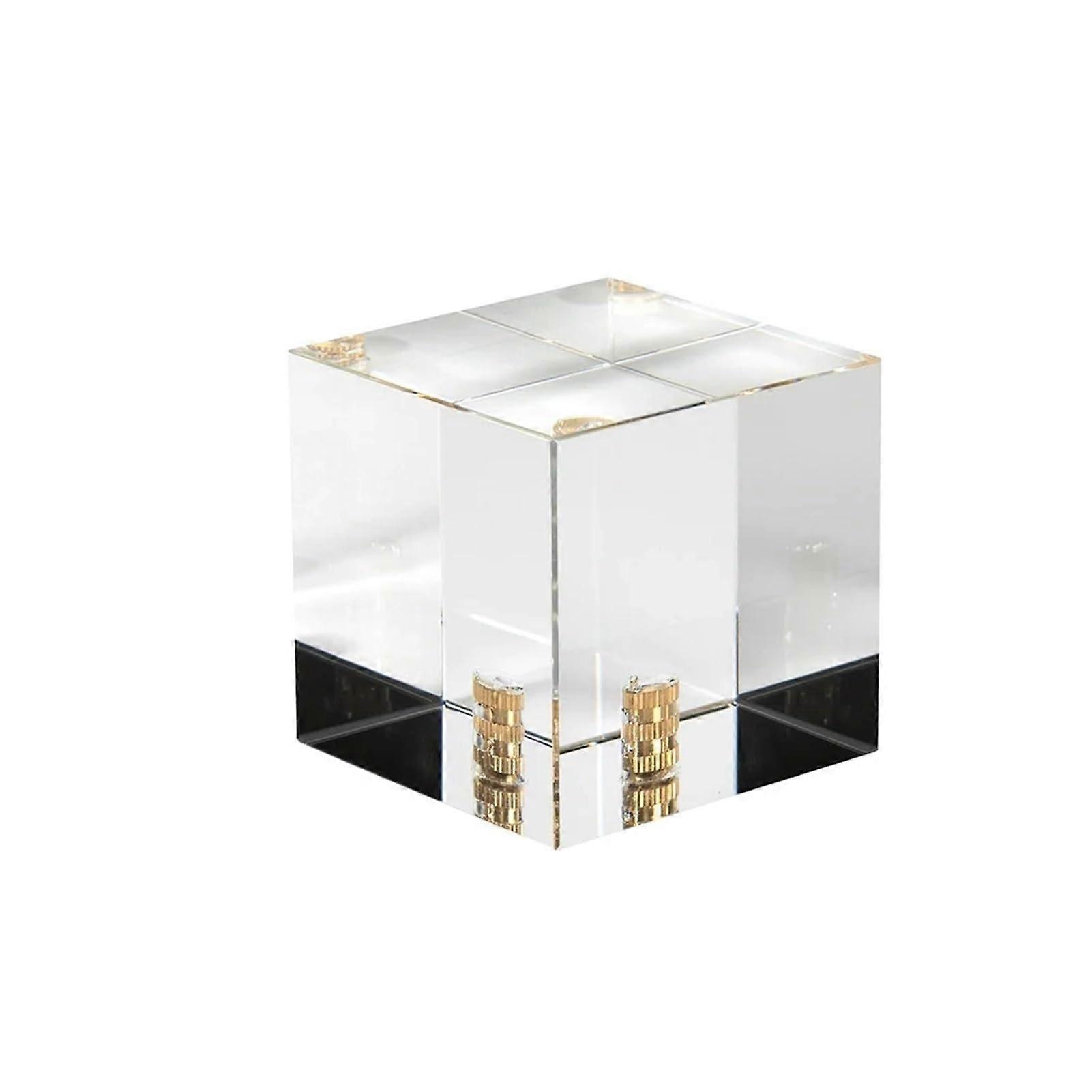Magical Light Photography Crystal Ball Prism Cube Fantasy Prop for Creative Photography Magical Halo Filter (50mm Cube)