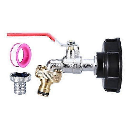 2025 IBC Tote Tank Adapter Rustproof Corrosion Resistant Easy to Install Garden Hose