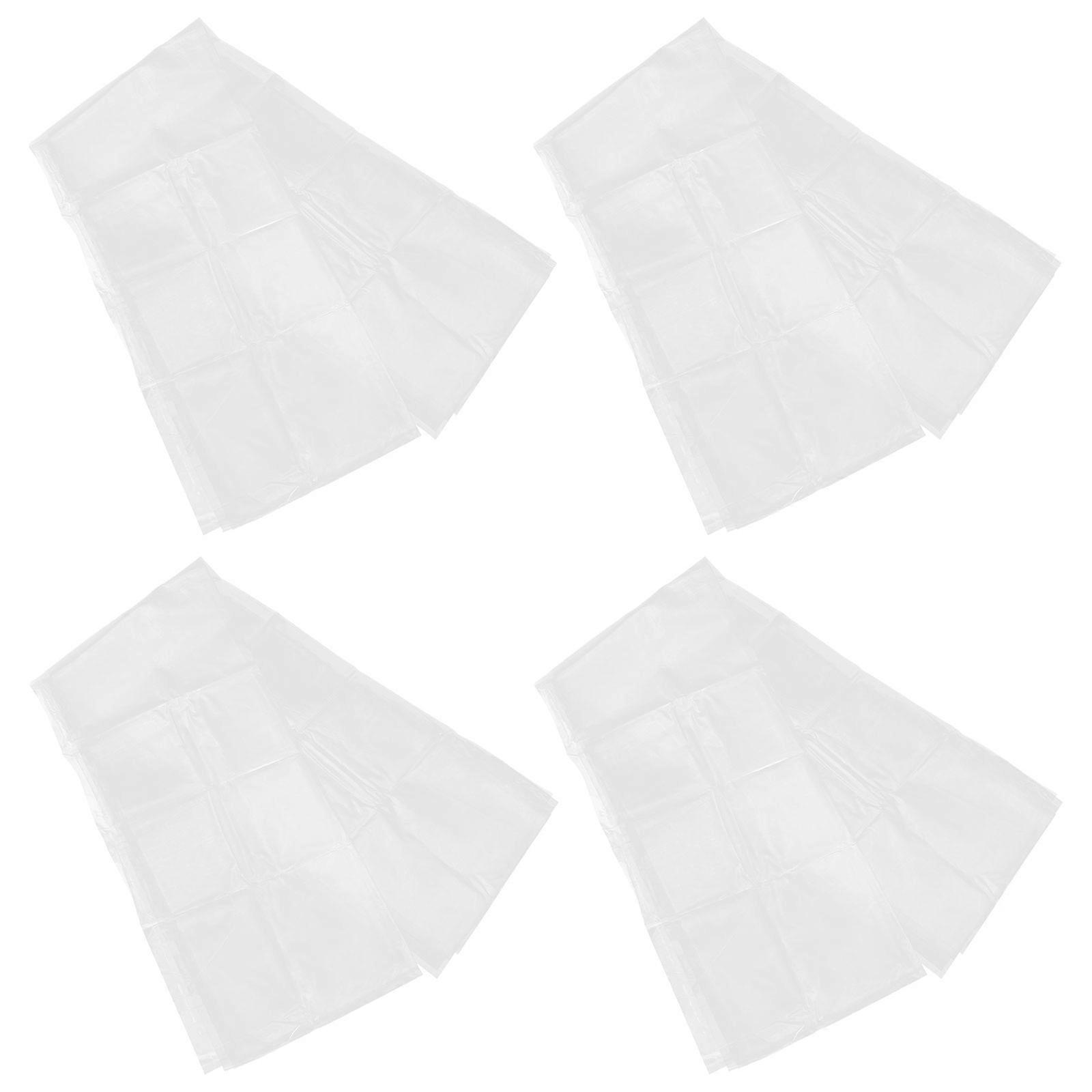 Balloon Transport Protective Bag for Storage Made of PE Lightweight Foldable Transparent 4pcs