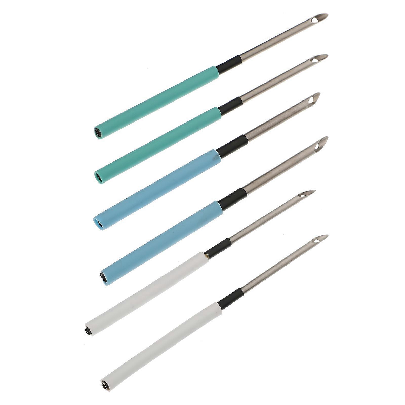 Embroidery Needles for DIY Use Assorted Color Alloy 6pcs Perfect for Cross Stitch Projects and Gifts